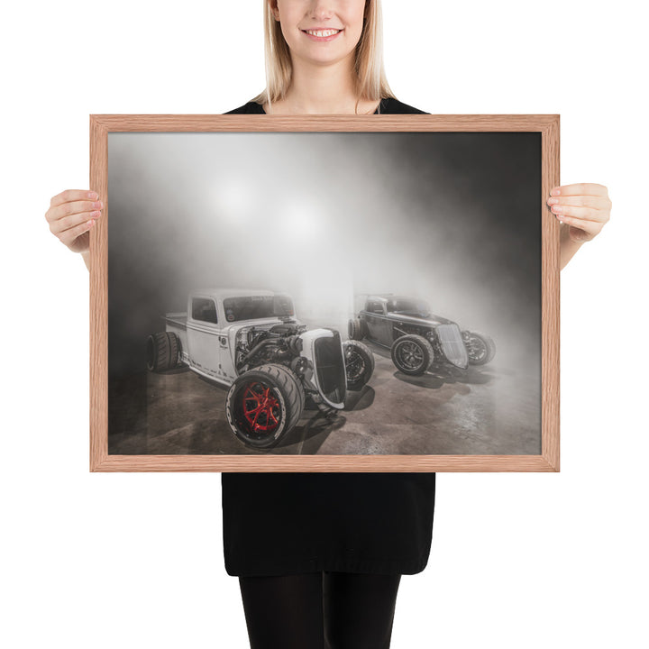 Black Label Ghosts Framed Matte