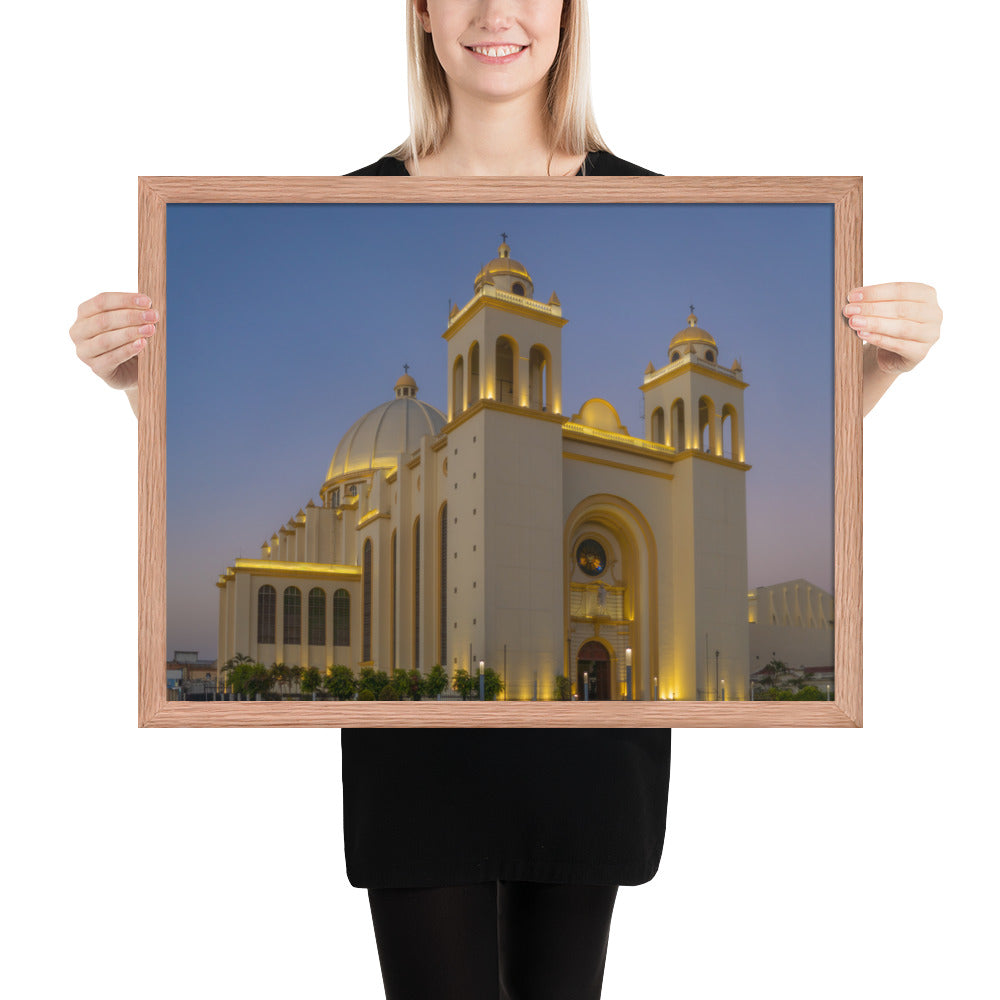 San Salvador Cathedral Framed Matte
