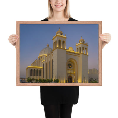 San Salvador Cathedral Framed Matte
