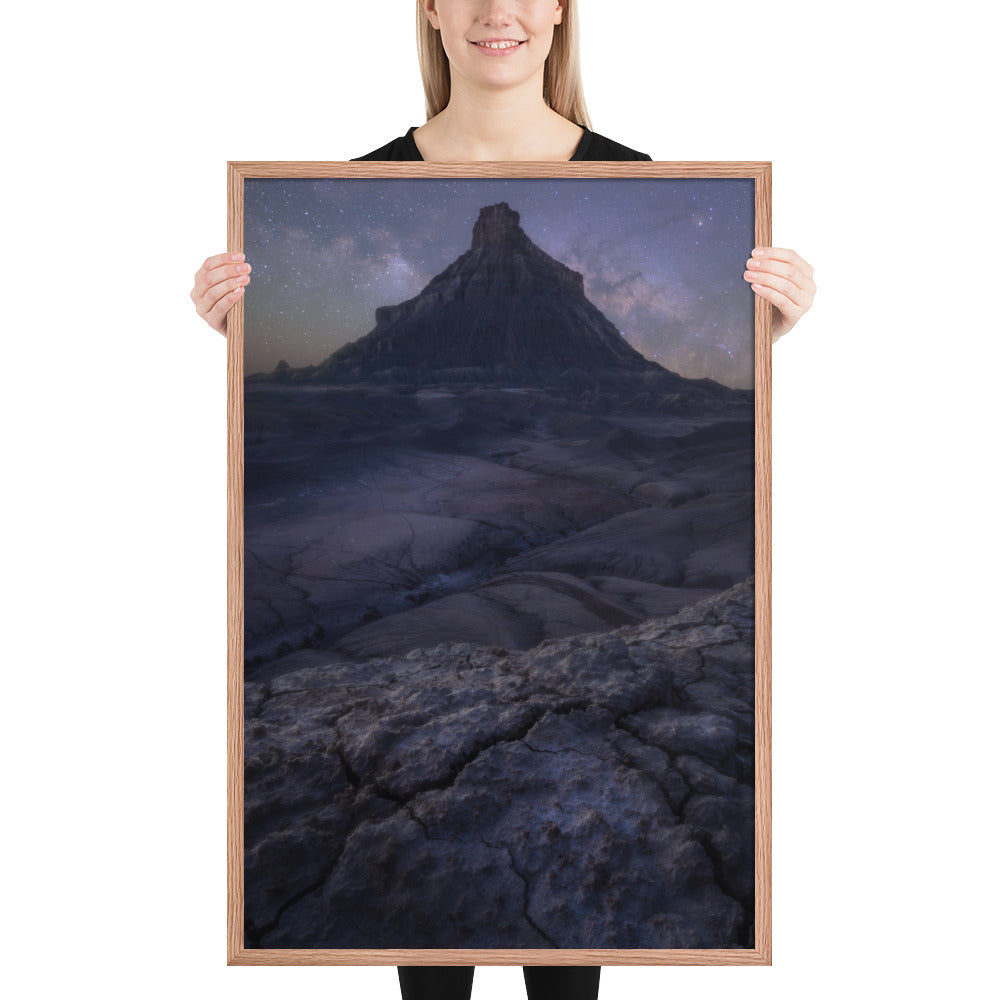 Factory Butte Night Framed Matte