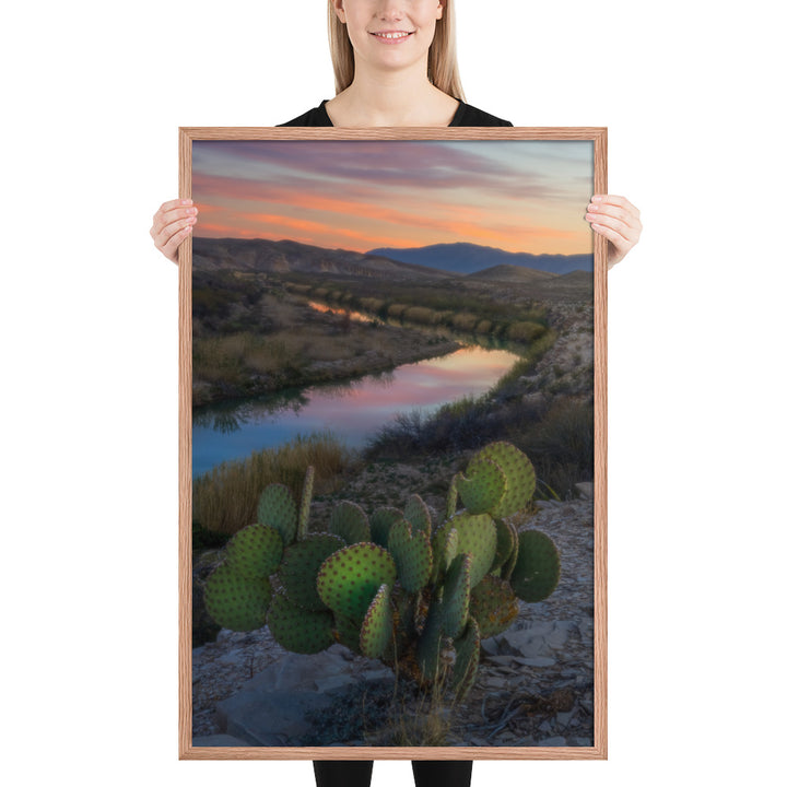 Rio Grande Sunset Framed Matte