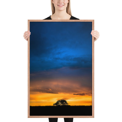 Texas Panhandle Sunset Framed Matte