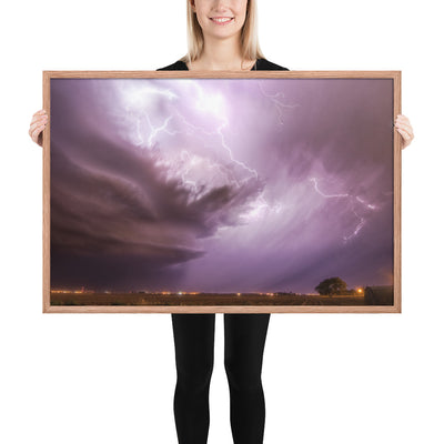 West Texas Lightning Framed Matte