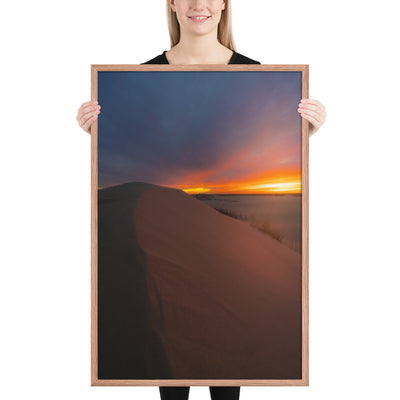 Monahans Sandhills Sunset Framed Matte
