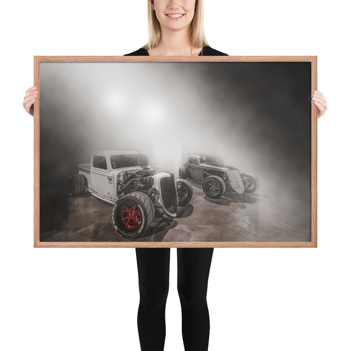 Black Label Ghosts Framed Matte