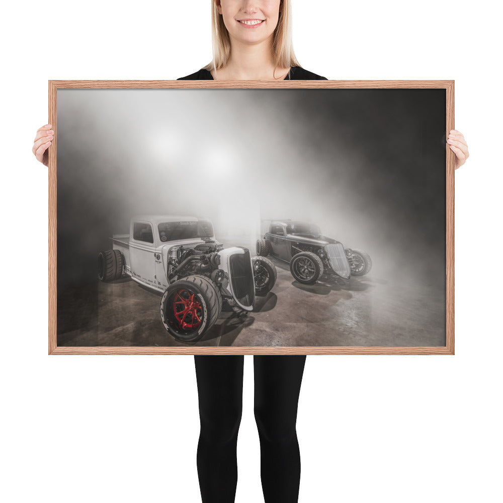 Black Label Ghosts Framed Matte