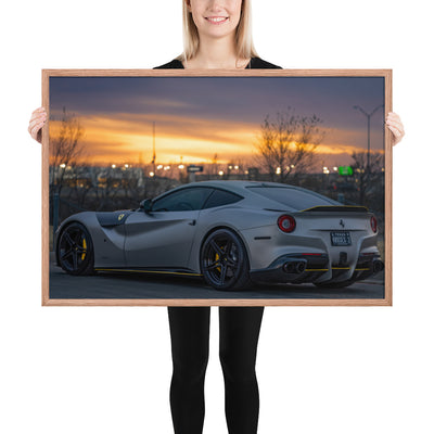 Ferrari F12 Framed Matte