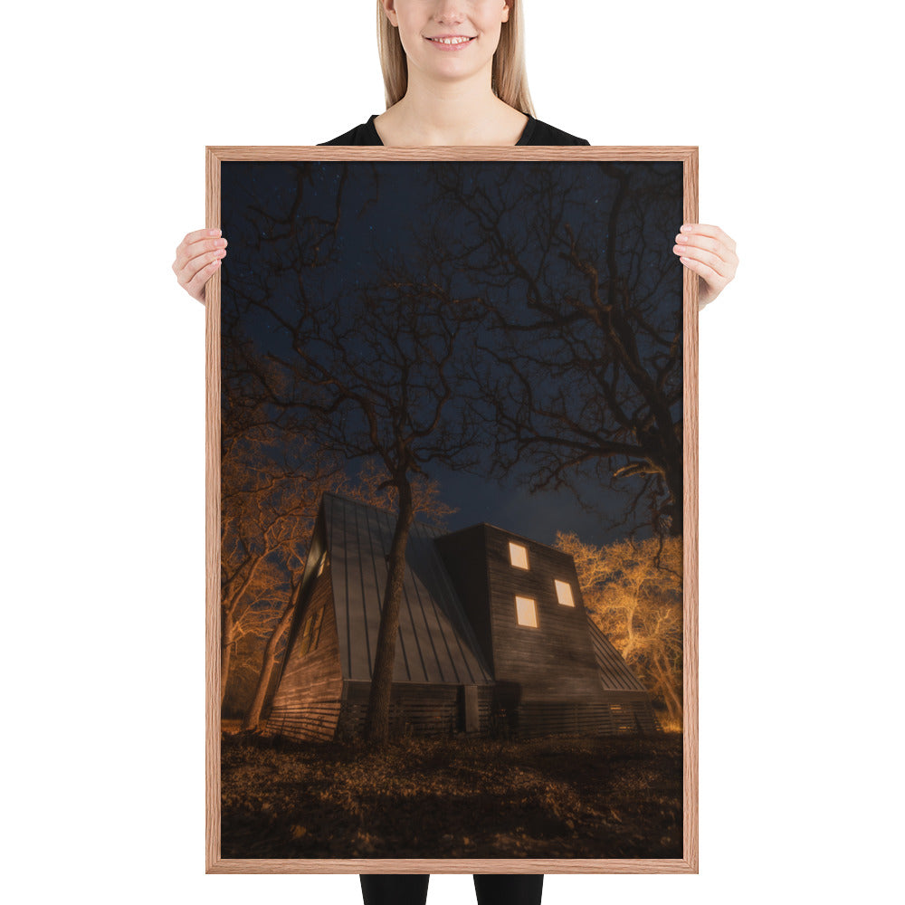 Cabin in the Woods Framed Matte