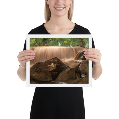 Silver Falls Overflowing Framed Matte