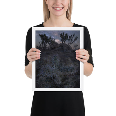 Joshua Tree Night Framed Matte