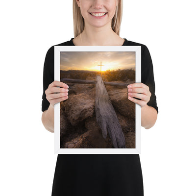 Terlingua Cemetery Sunset Framed Matte