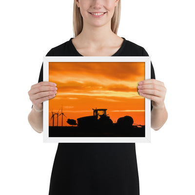 West Texas Tractor Framed Matte