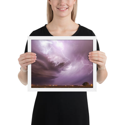 West Texas Lightning Framed Matte