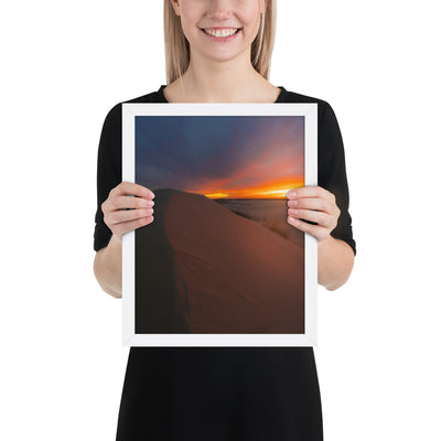 Monahans Sandhills Sunset Framed Matte