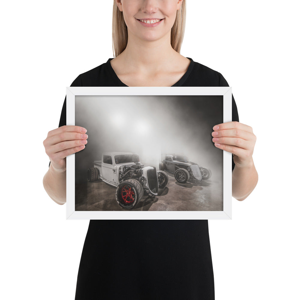 Black Label Ghosts Framed Matte