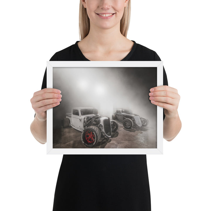 Black Label Ghosts Framed Matte