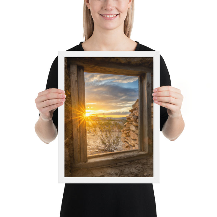 Terlingua Sunrise Framed Matte