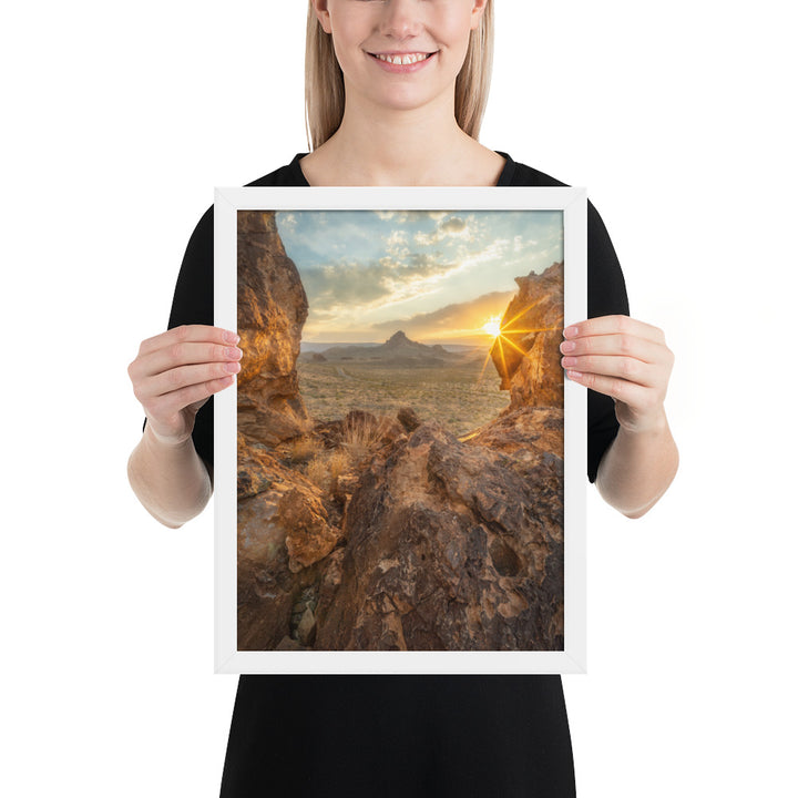 Big Bend Sunset Framed Matte
