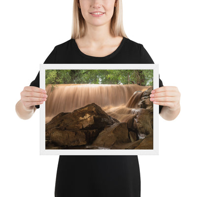 Silver Falls Overflowing Framed Matte