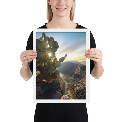 Rio Grande Sunrise Framed Matte
