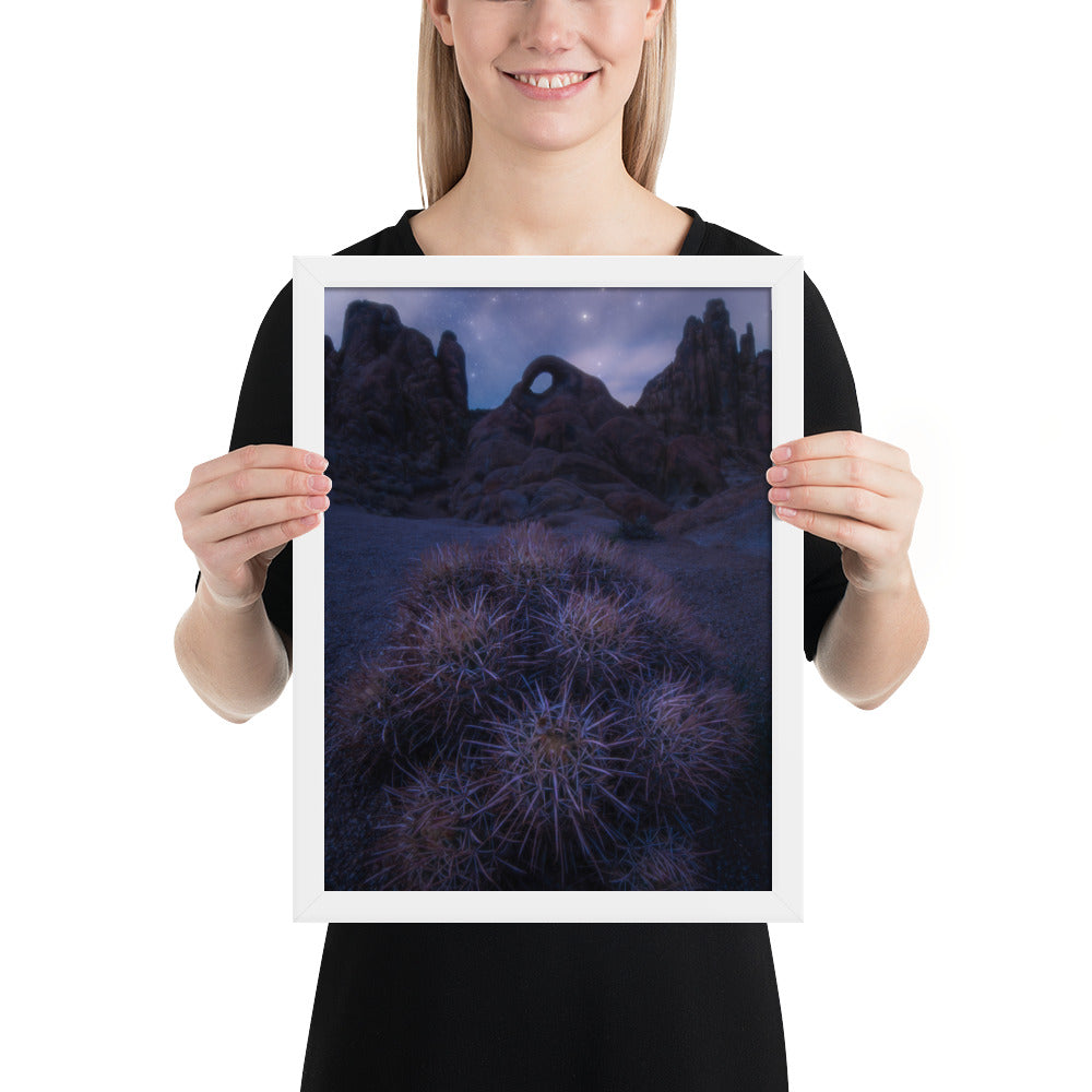 Eye of Alabama Hills Framed Matte