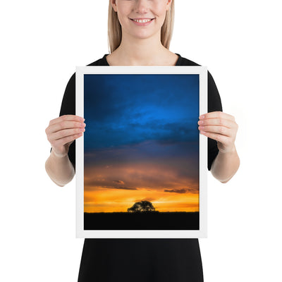 Texas Panhandle Sunset Framed Matte