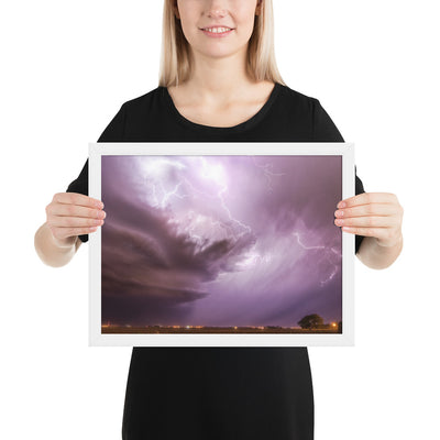 West Texas Lightning Framed Matte