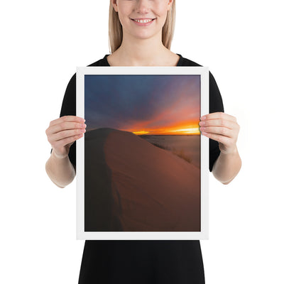 Monahans Sandhills Sunset Framed Matte