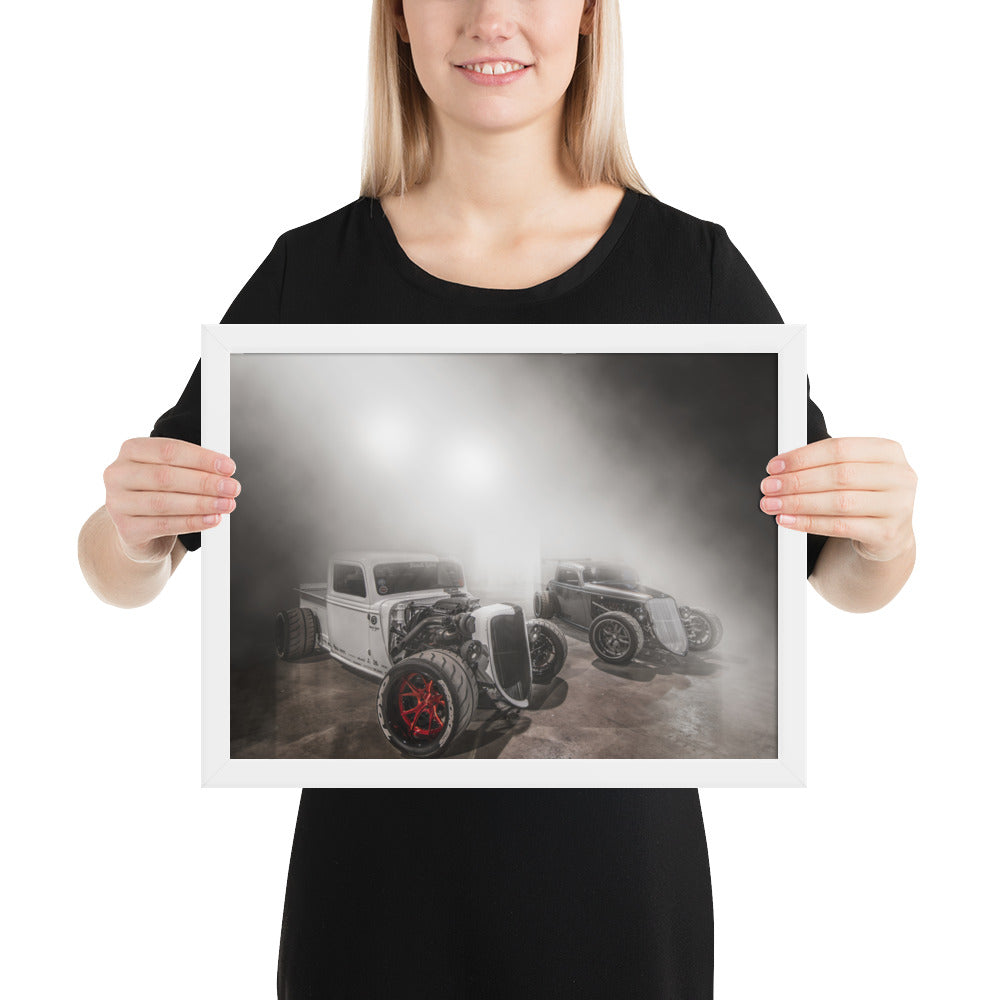 Black Label Ghosts Framed Matte