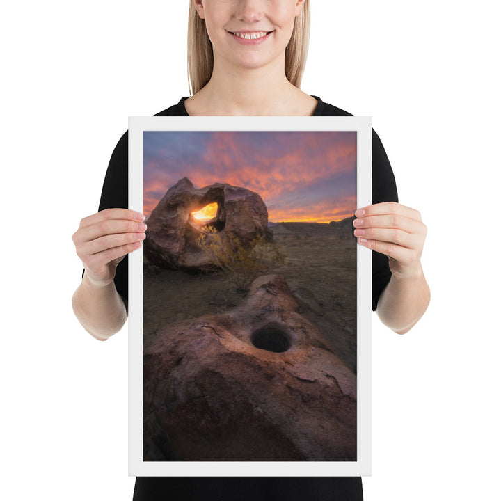 Big Bend Mortar Sunrise Framed Matte