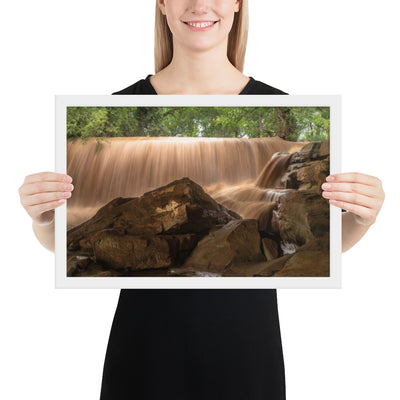 Silver Falls Overflowing Framed Matte