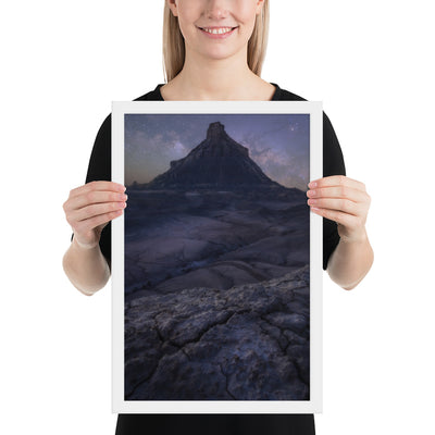 Factory Butte Night Framed Matte