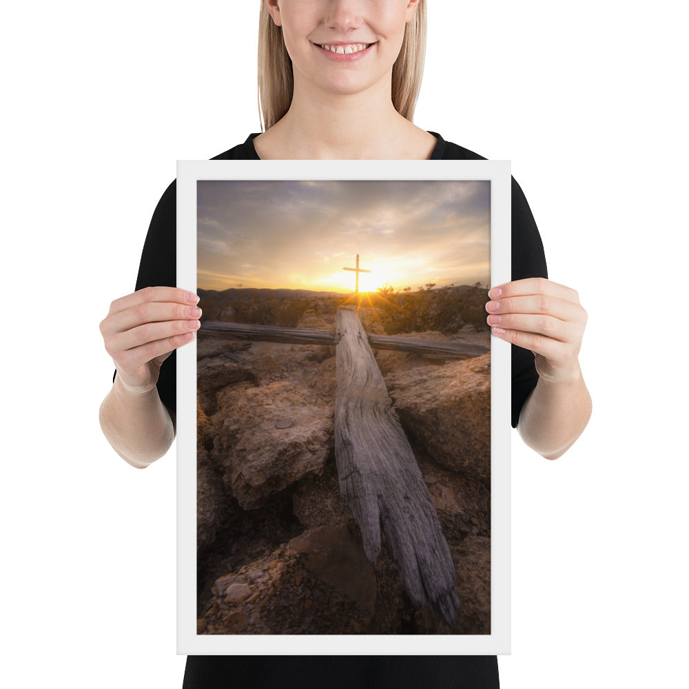 Terlingua Cemetery Sunset Framed Matte