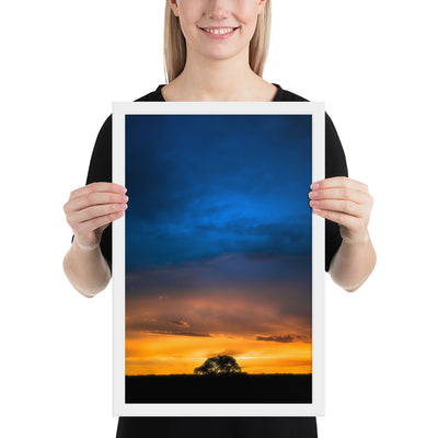 Texas Panhandle Sunset Framed Matte