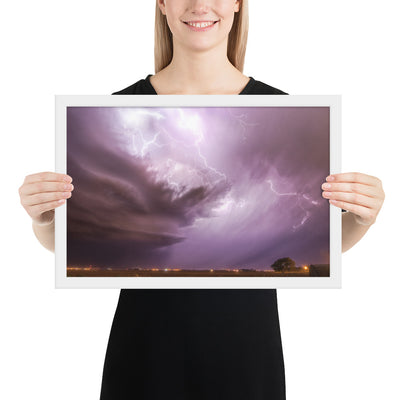 West Texas Lightning Framed Matte