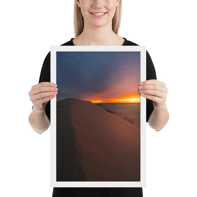 Monahans Sandhills Sunset Framed Matte