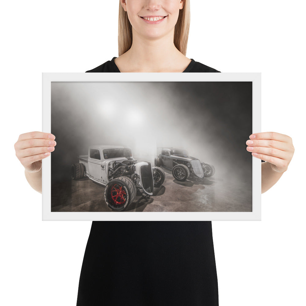 Black Label Ghosts Framed Matte