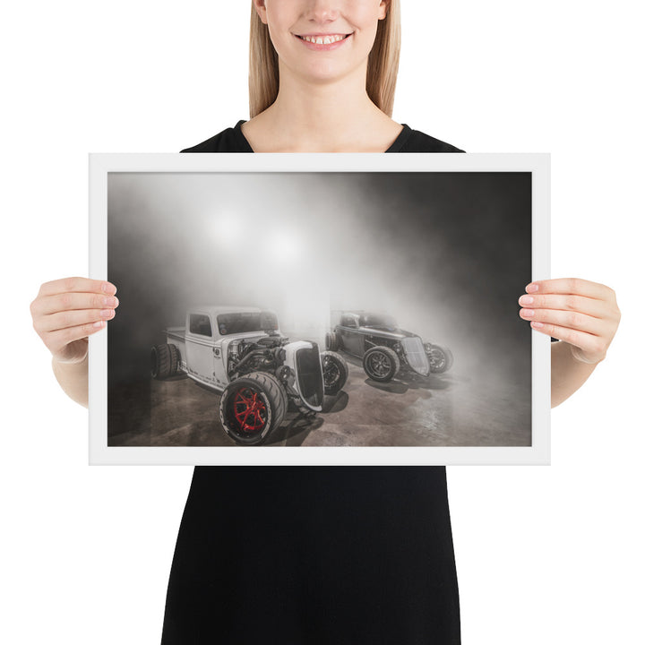 Black Label Ghosts Framed Matte