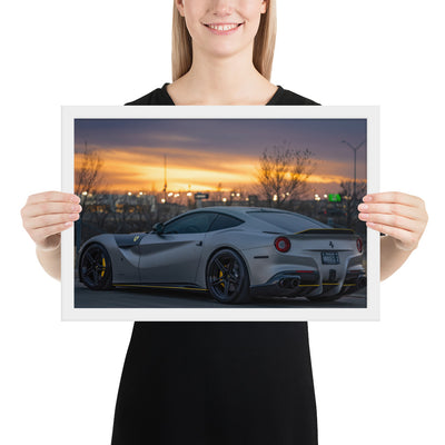 Ferrari F12 Framed Matte