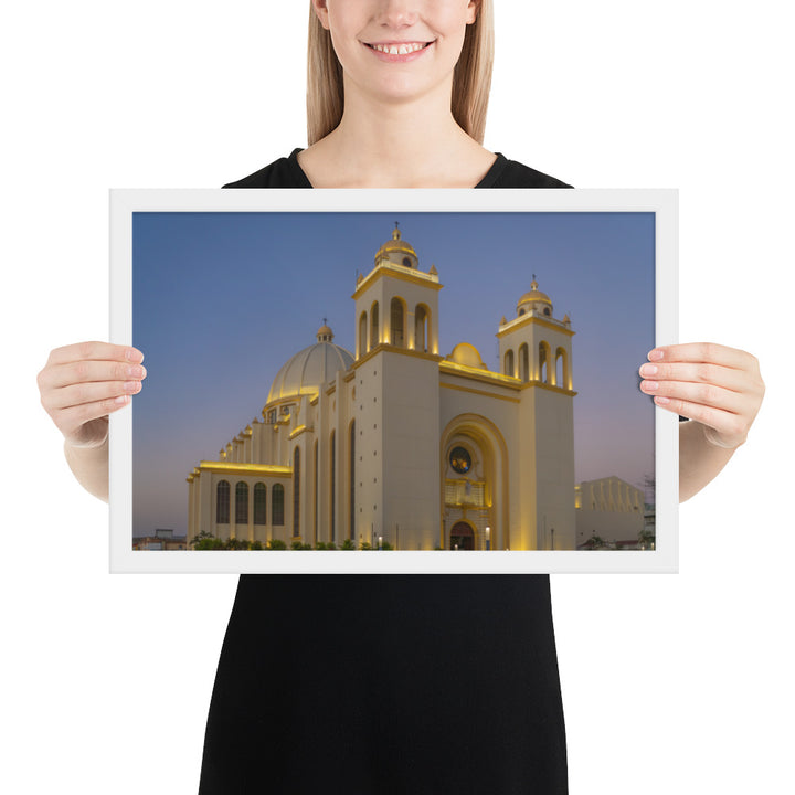 San Salvador Cathedral Framed Matte