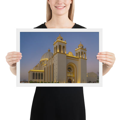 San Salvador Cathedral Framed Matte