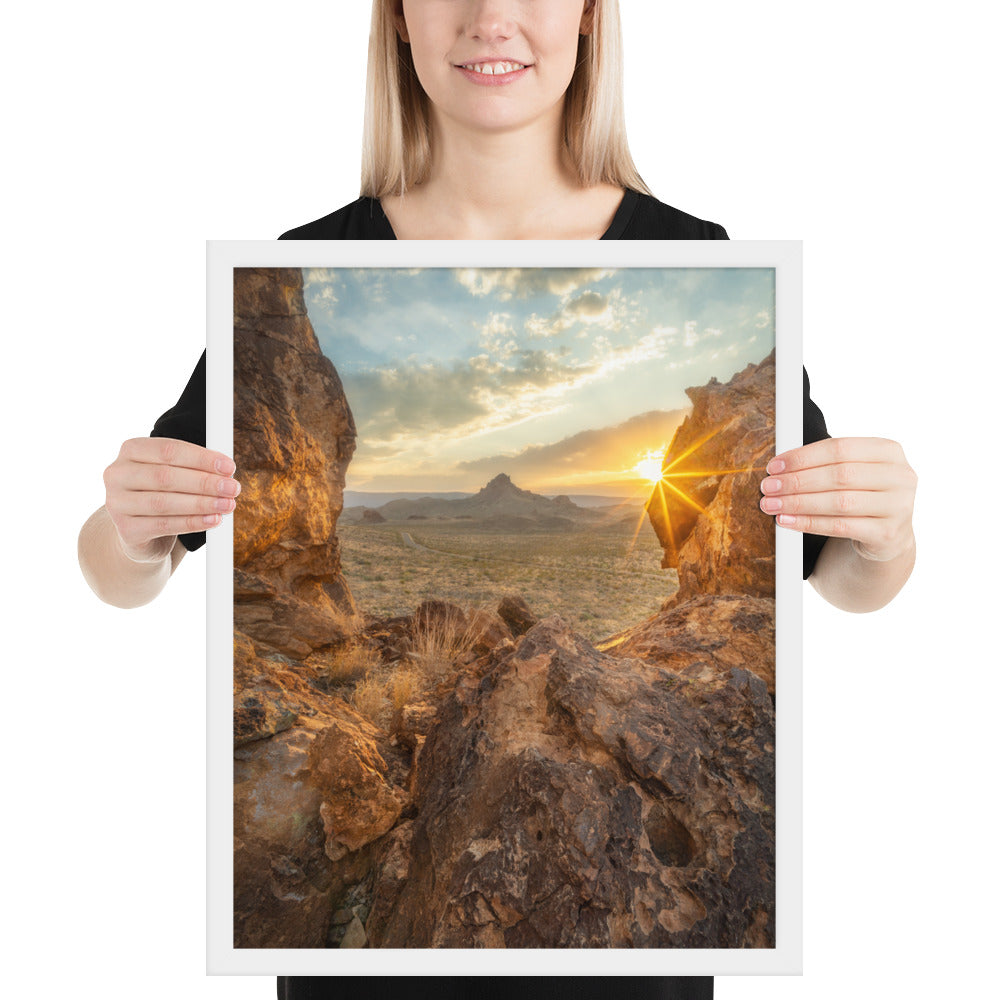 Big Bend Sunset Framed Matte