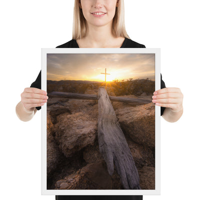 Terlingua Cemetery Sunset Framed Matte
