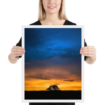 Texas Panhandle Sunset Framed Matte