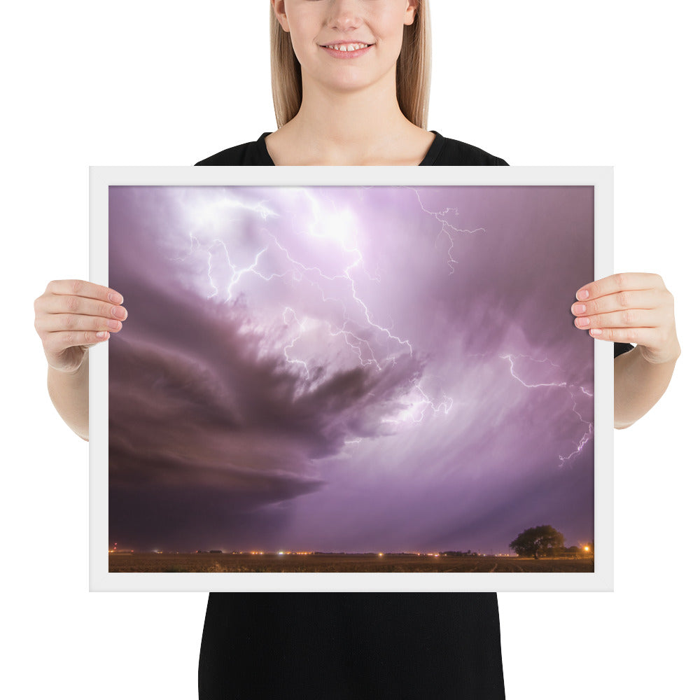 West Texas Lightning Framed Matte