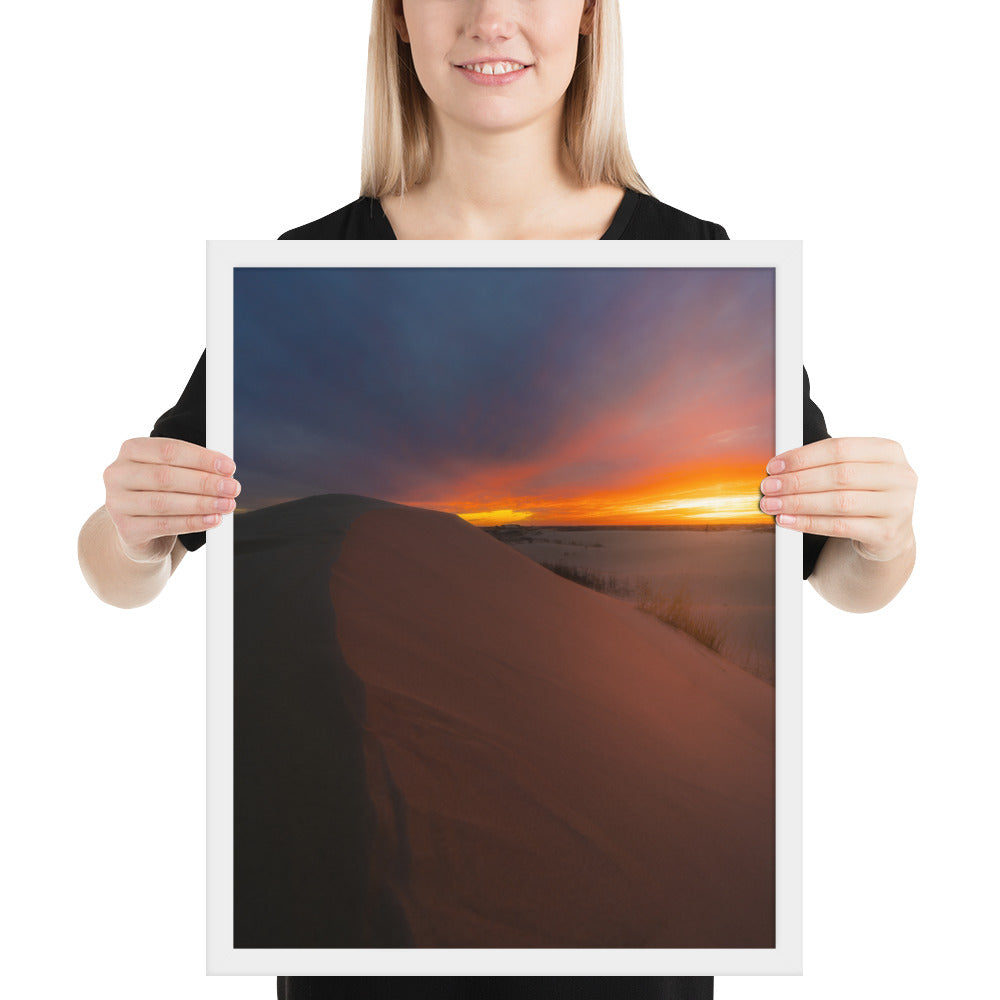 Monahans Sandhills Sunset Framed Matte