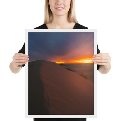 Monahans Sandhills Sunset Framed Matte