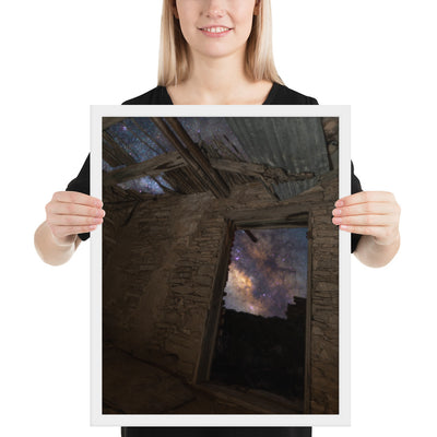 Terlingua Ruins Night Framed Matte
