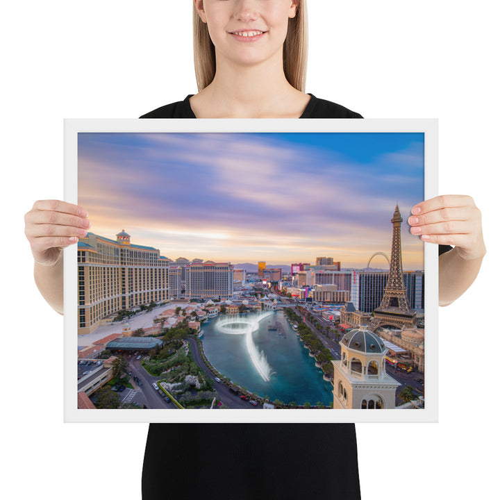 Cosmo Las Vegas Sunset Framed Matte