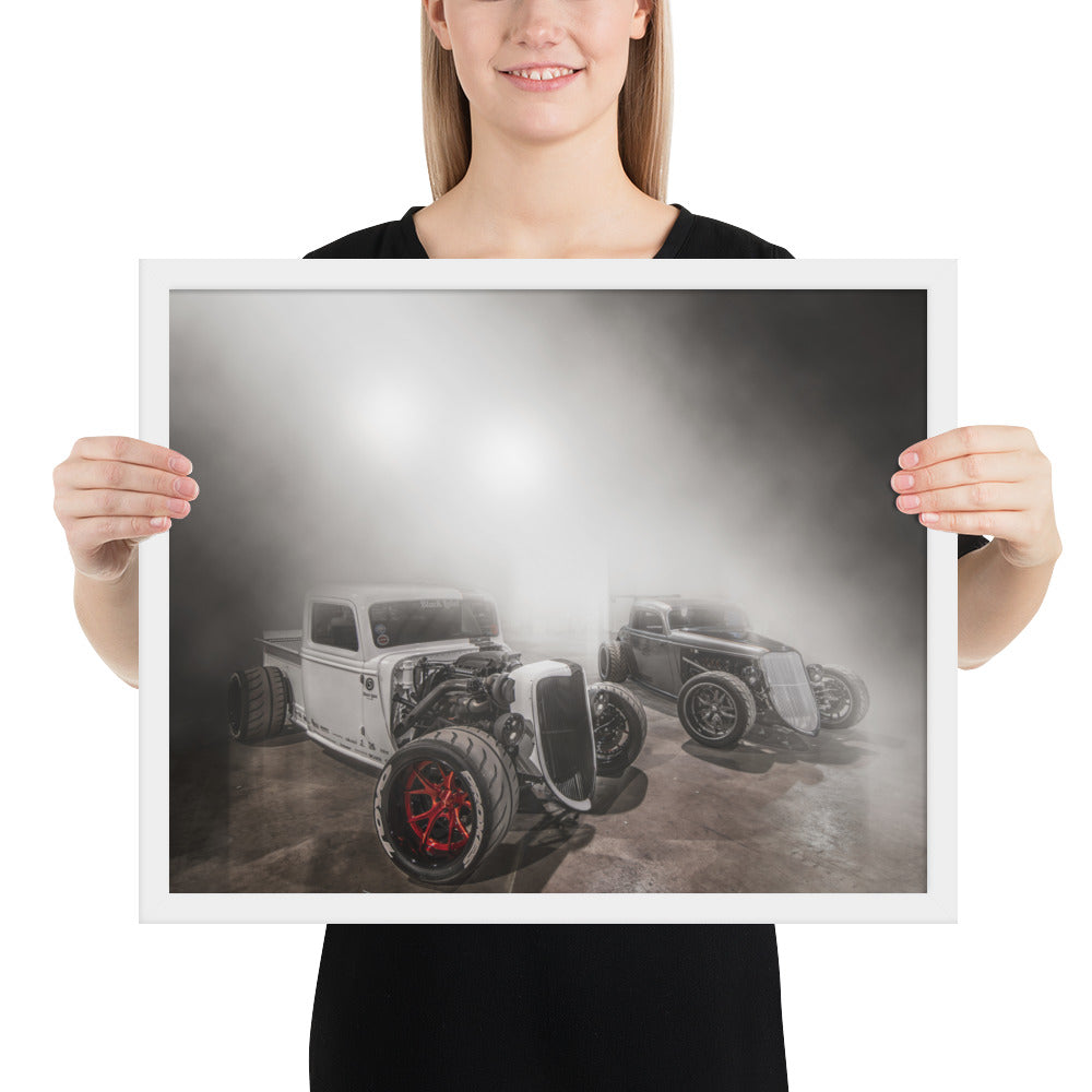 Black Label Ghosts Framed Matte
